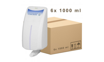 6 x 2 Liter Titan Basis Handreiniger Handwaschpaste mild